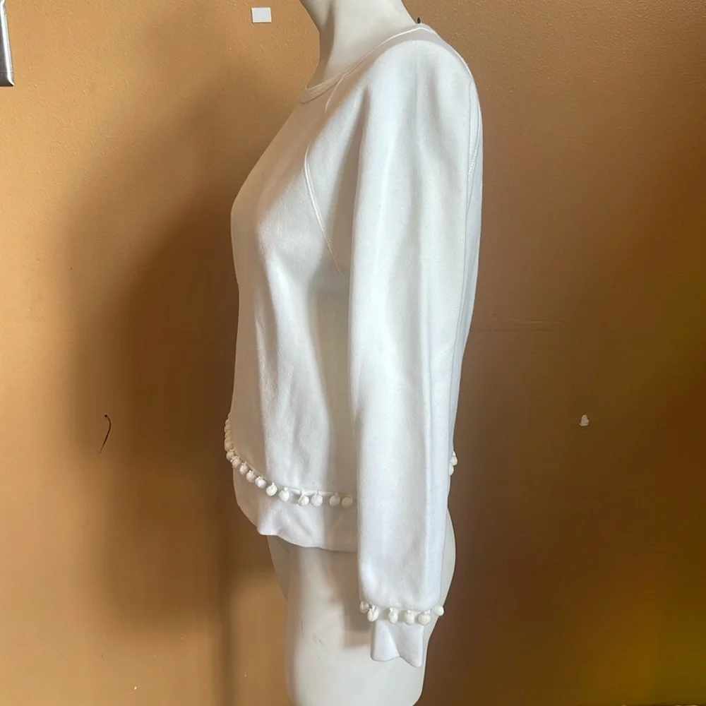 J.Crew Pom-pom sweatshirt Size XS